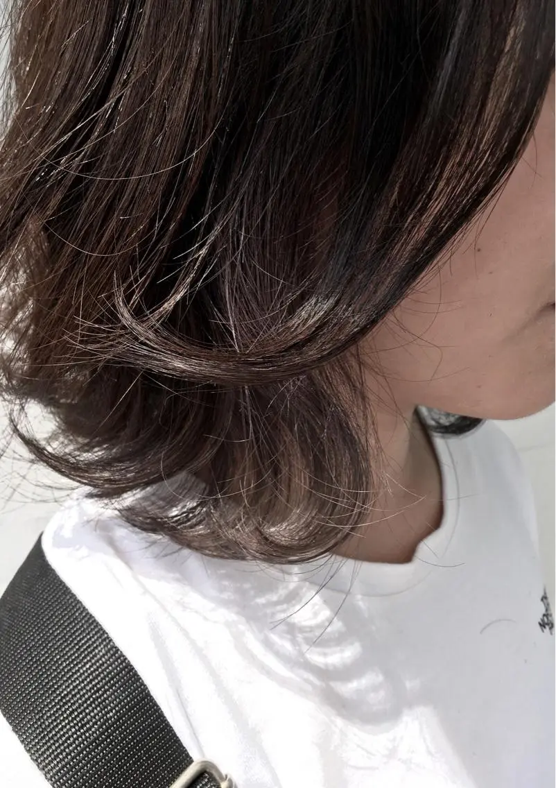 ショート カラー グレージュ 川合 勇気のヘアスタイル