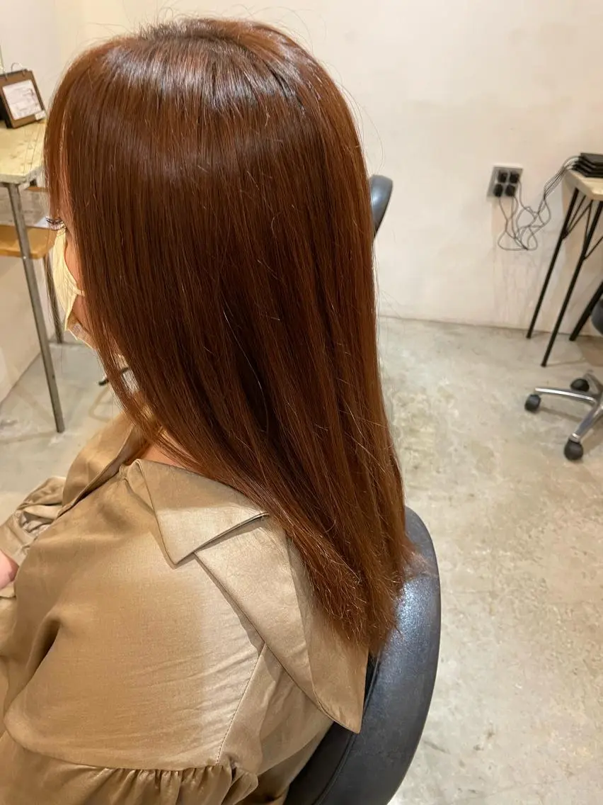 ロング 🎀︎maho/暖色 /レイヤーカット‎のヘアスタイル
