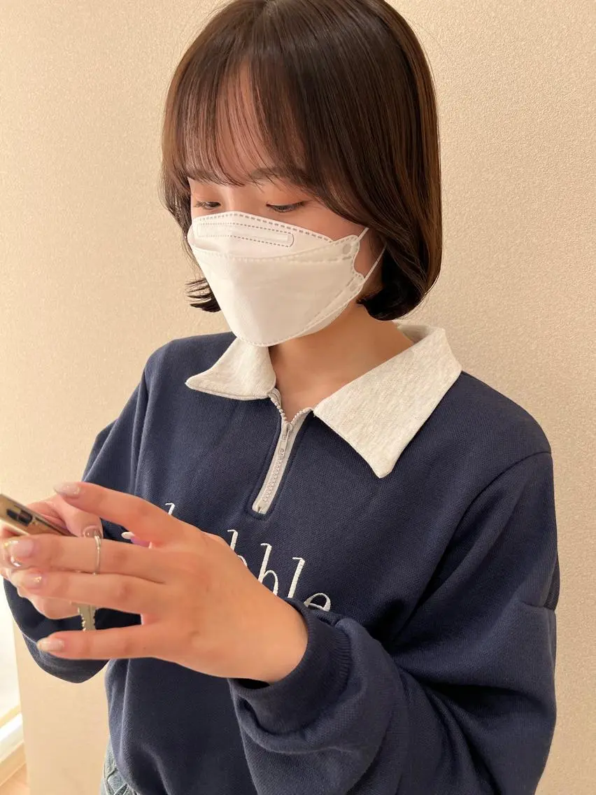 ショート タンバルモリ 外国人対応 佐久間のヘアスタイル