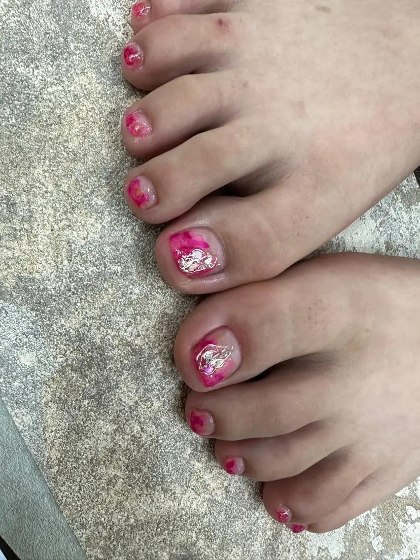 ネイル フットネイル nailsalon ∞ ﾐｶﾅﾙ ∞のネイルデザイン