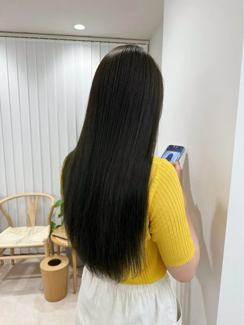 ロング トリートメント 越後 遥/ 透明感カラー🪞🤍のヘアスタイル