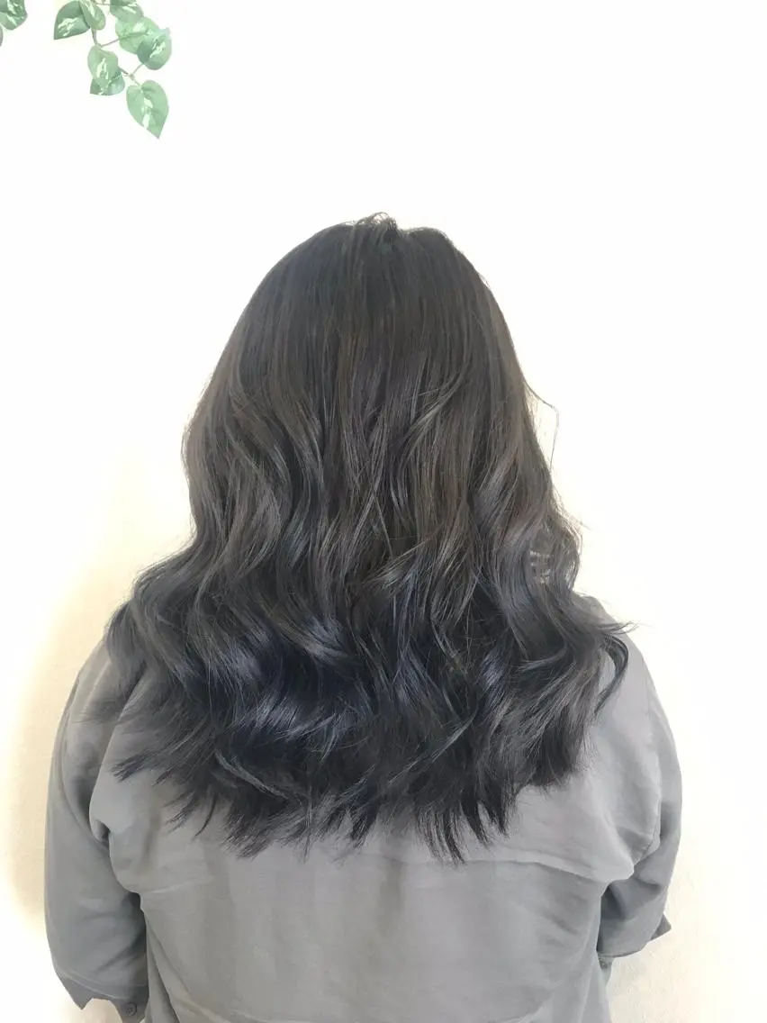 セミロング カラー グレージュ Style Tのヘアスタイル