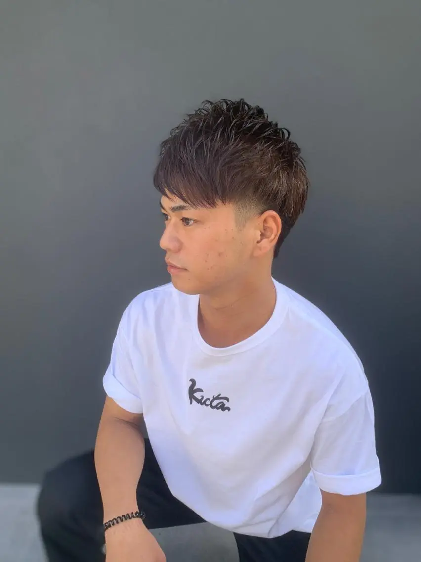 ショート 阿部 春道のヘアスタイル