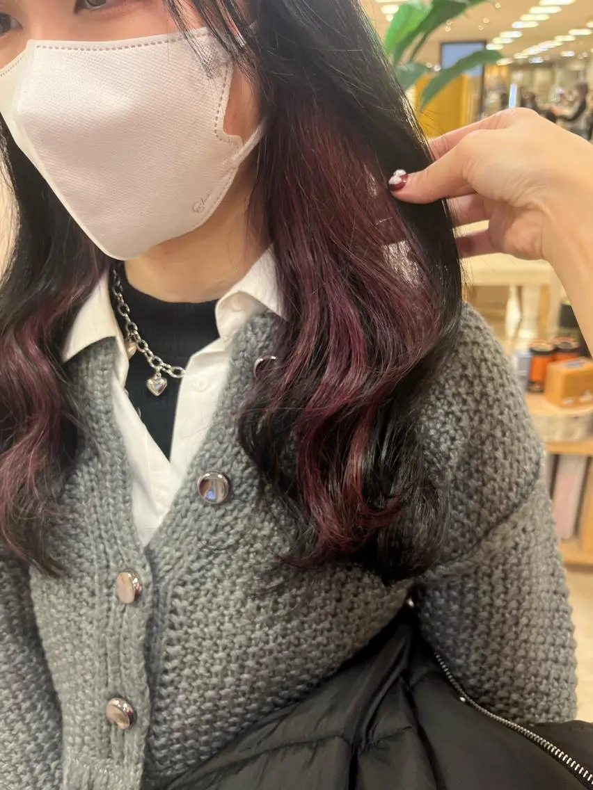 ミディアム カラー 暖色/ブリーチカラー 🎀 M i k uのヘアスタイル