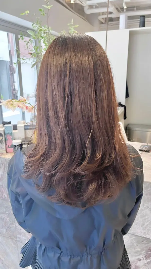 ミディアム カット トリートメント 池田 寿子のヘアスタイル