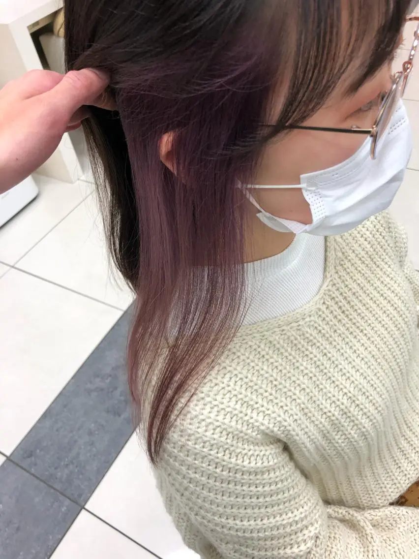 ロング カラー 透明感カラー ヘアカラー 渕向 克海のヘアスタイル