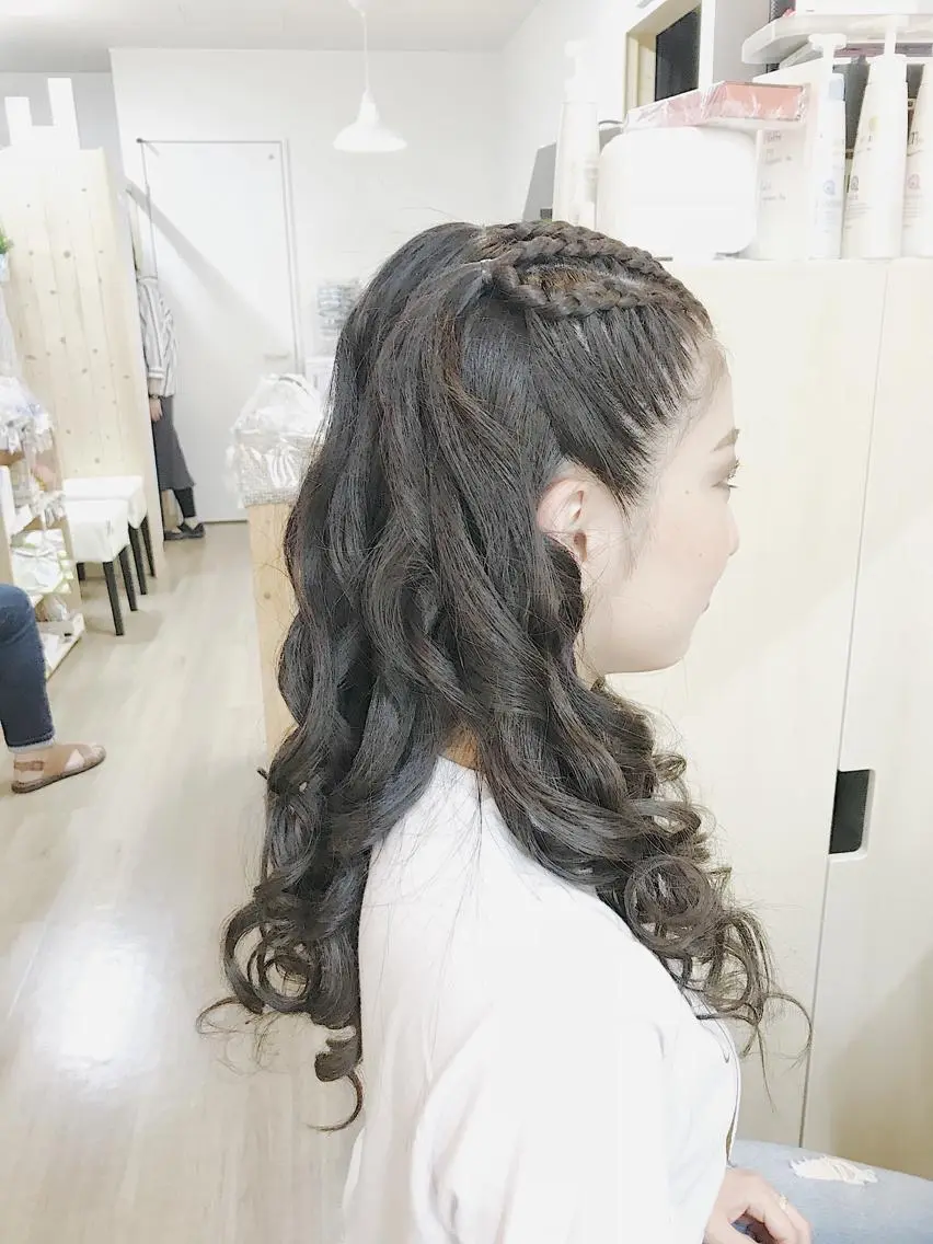 ヘアアレンジ 早朝✨ヘアセット 着付け/清水玲歌のヘアスタイル