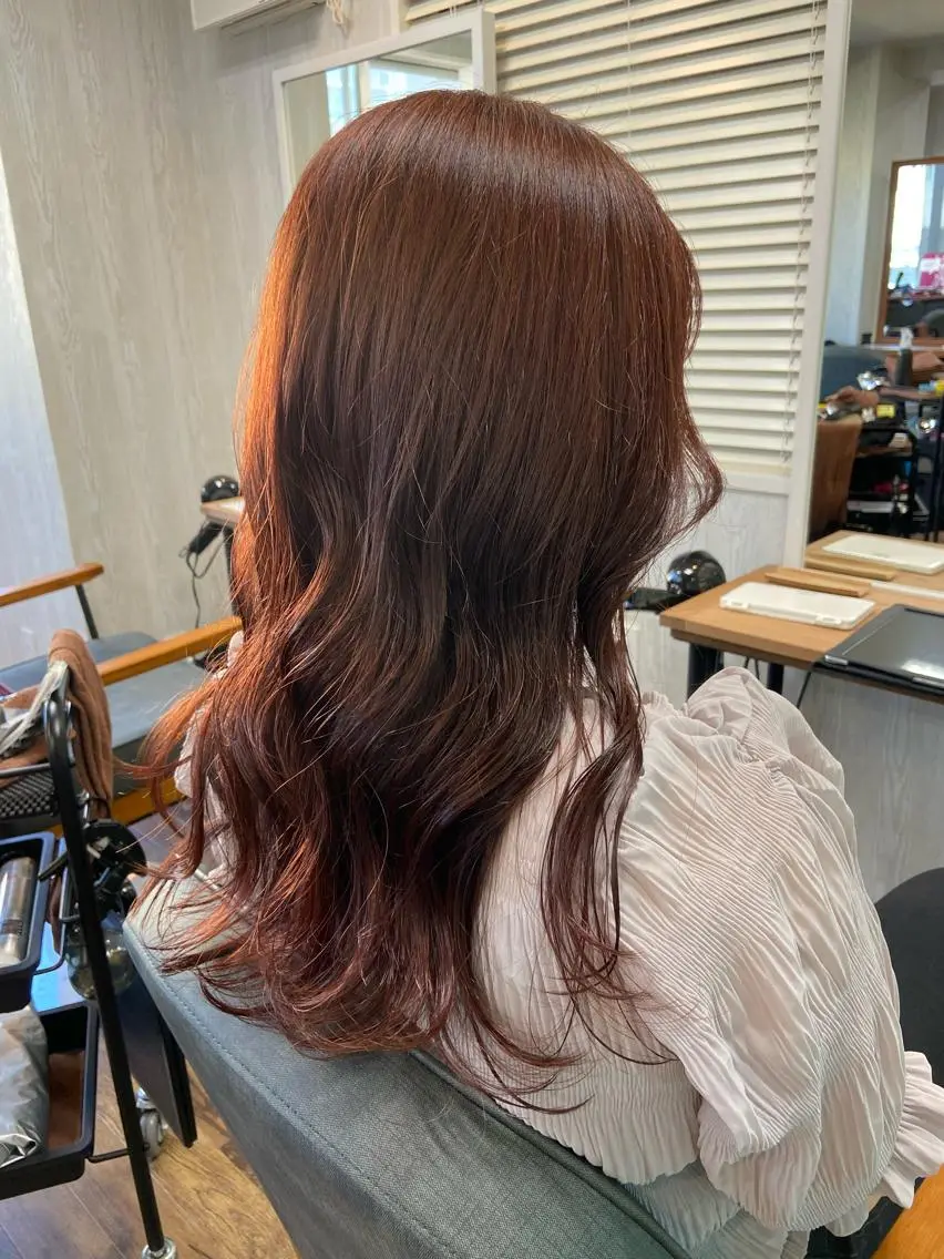 ロング カット ヘアカラー トリートメント TELA HAIR 南柏店のヘアスタイル