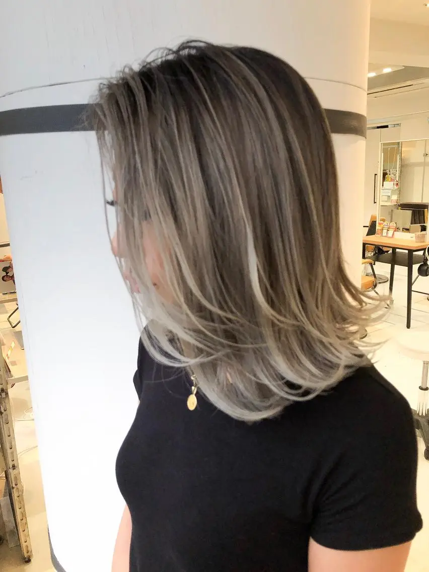 ミディアム カラー welring hair salonのヘアスタイル