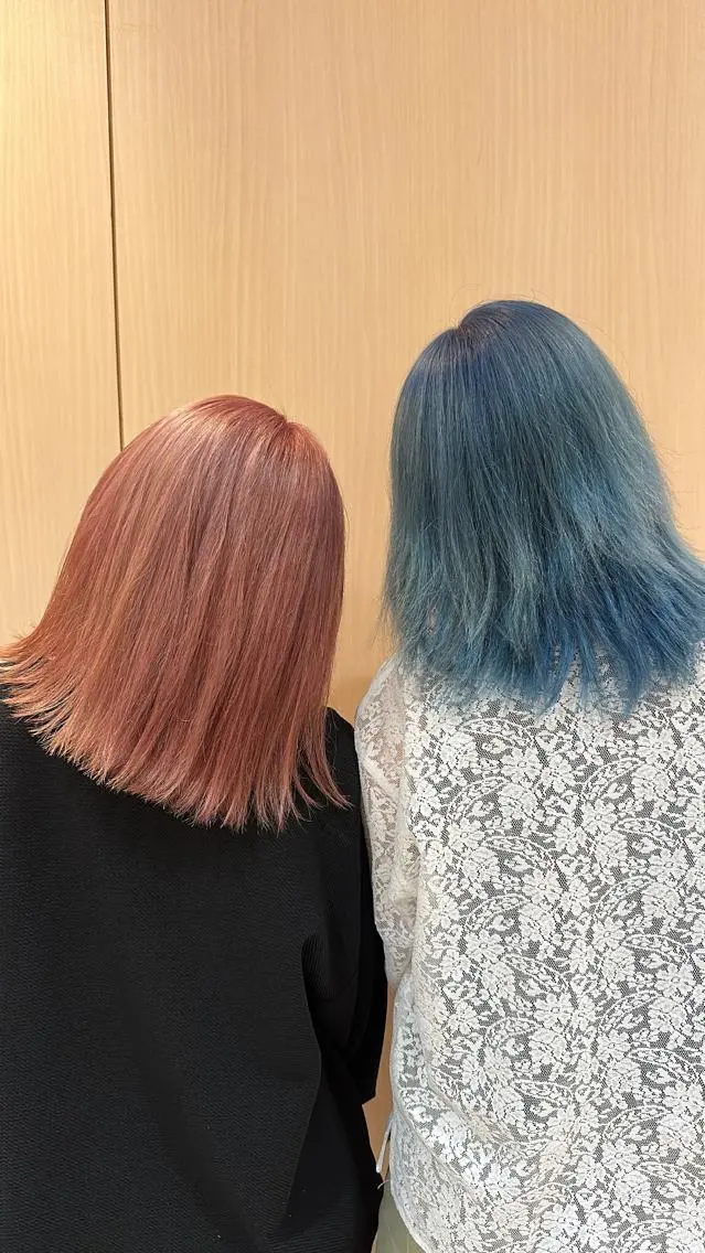 カラー ブリーチ ｟羽エクステ｠ スズキのヘアスタイル