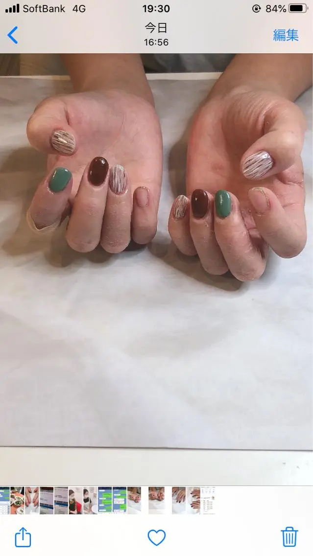ネイル Tinaネイル 難波のネイルデザイン