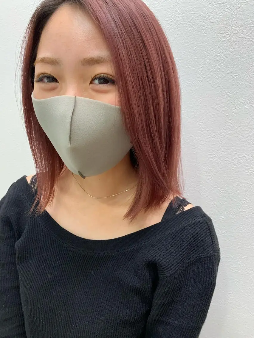 ミディアム ヘアカラー トリートメント 水田 希のヘアスタイル