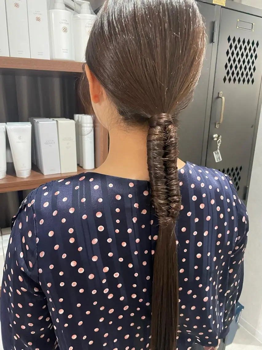 ヘアアレンジ ｺﾃﾏｷﾊﾟｰﾏ/ ayaka☁️のヘアスタイル