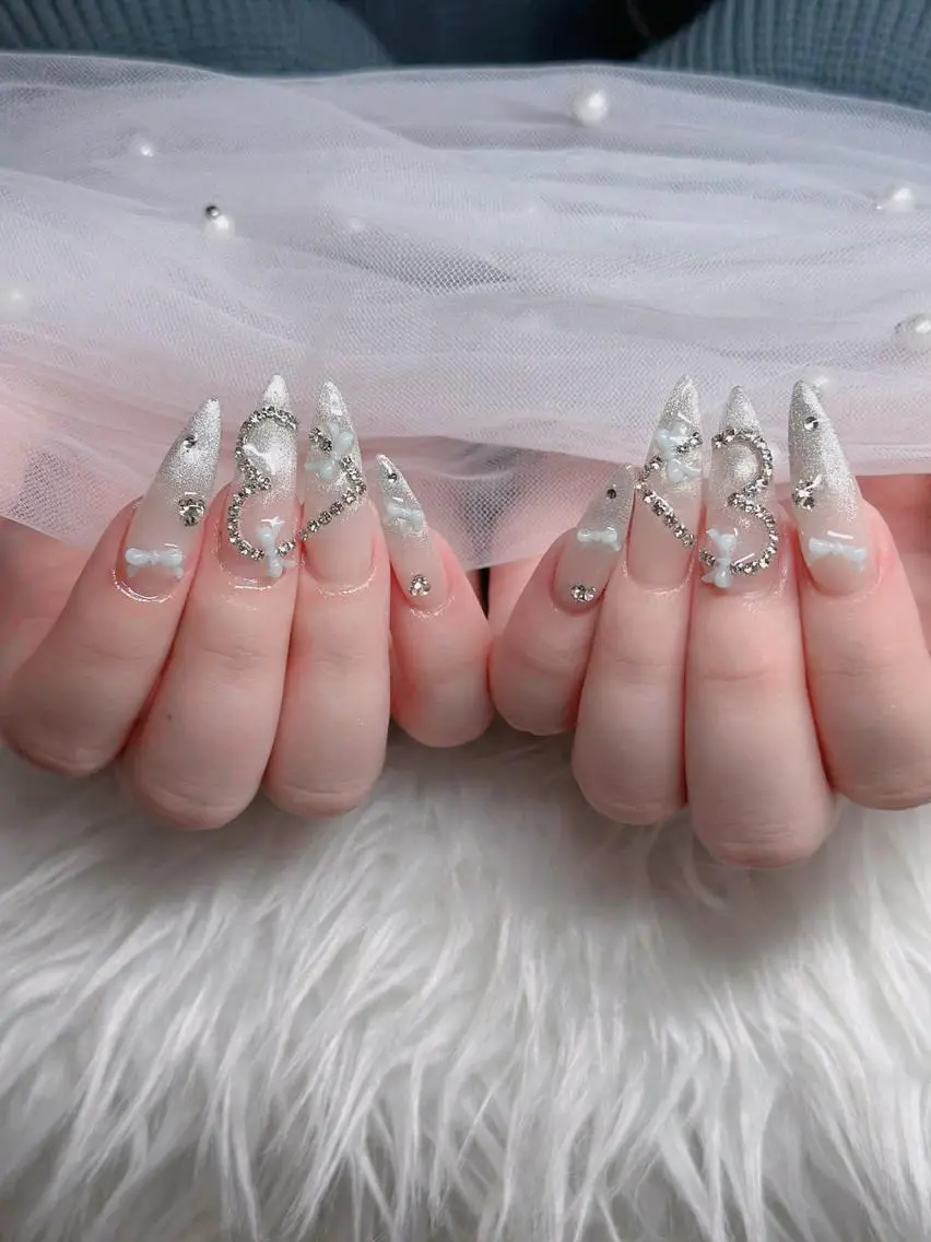 ネイル フレンチネイル ジェルネイル ハロウィン 韓国ネイル マグネットネイル ハンドネイル H.baby Nail Salonのネイルデザイン