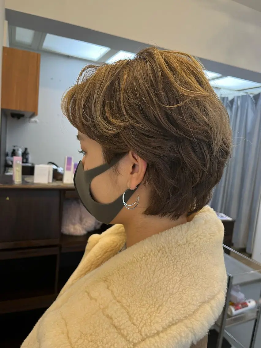 ショート カラー カット ヘアカラー 代表 土屋ヒロユキ ショートカットのヘアスタイル