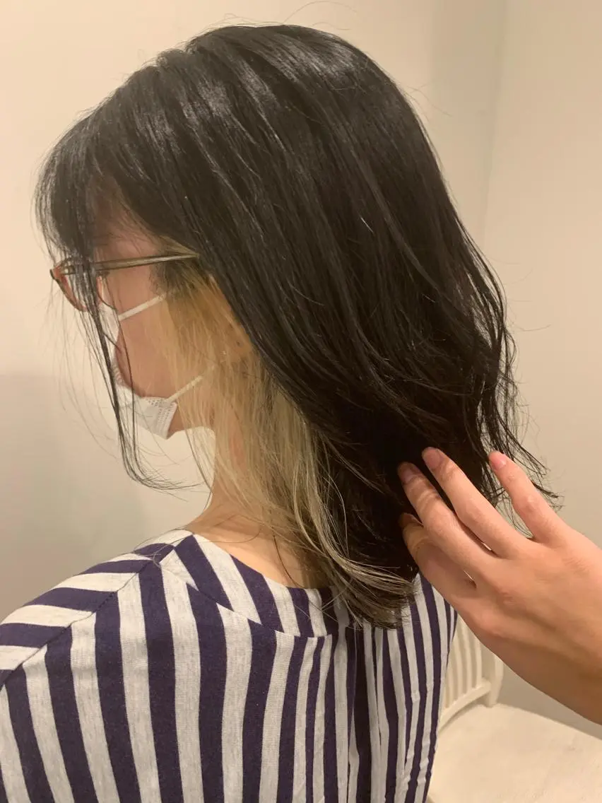 ミディアム 新宿/ 田口雄大のヘアスタイル