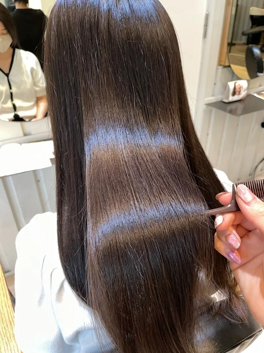 ロング カラー 💘韓国レイヤー上 品カラーruru💘のヘアスタイル