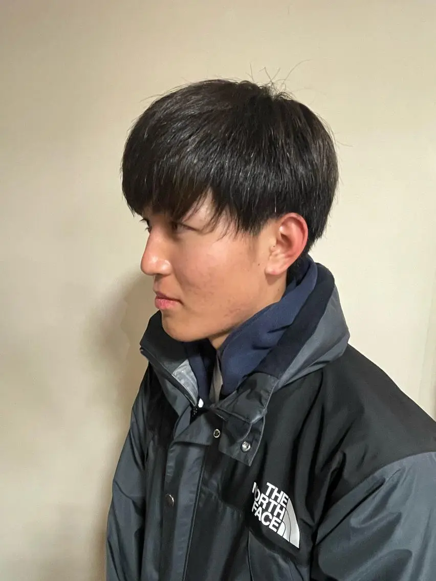 ショート カラー メンズ メンズショート ショートヘア 浅岡 昭汰のヘアスタイル