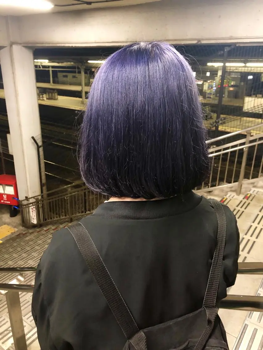 カラー white.梅田 デザインカラー🦄のヘアスタイル