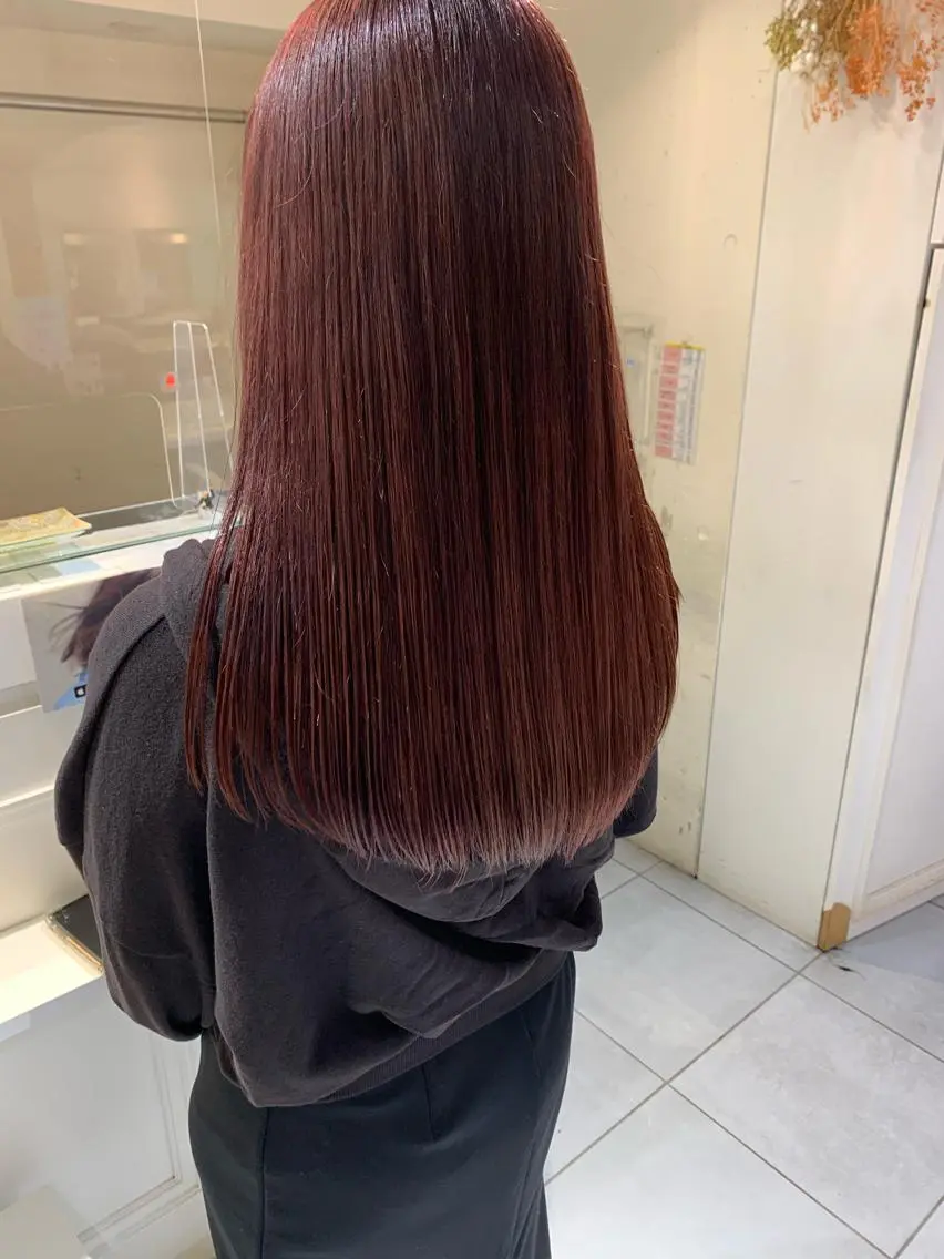 ロング 田中 未澪のヘアスタイル