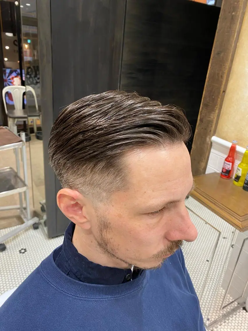ショート メンズ フェードカット スキンフェード カット 山﨑 愛也のヘアスタイル