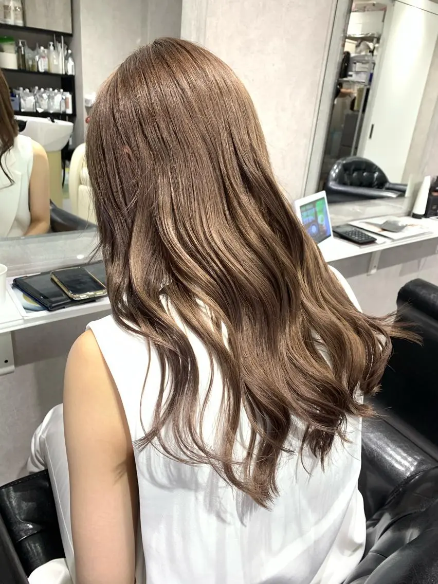 ロング カラー 心斎橋なんば 大野竜輝のヘアスタイル