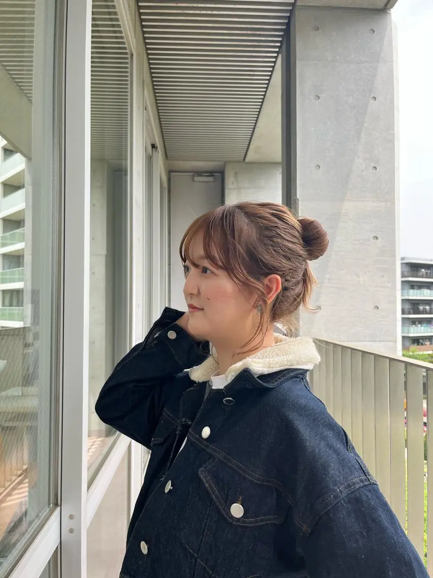 セミロング ブリーチなしカラー 🥣髪質改善/はなえのヘアスタイル