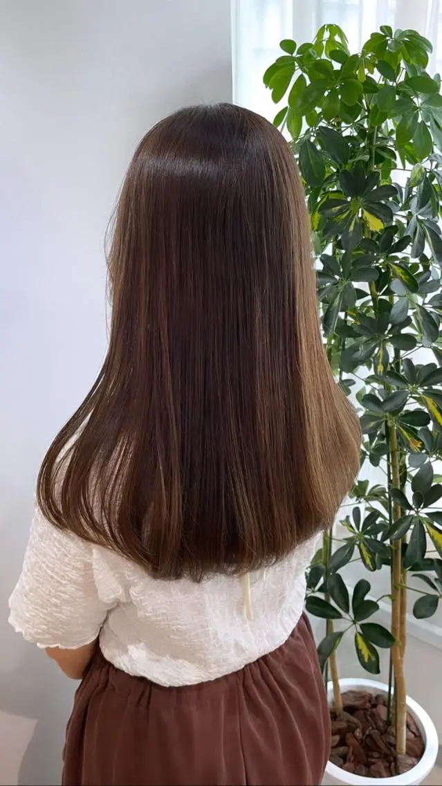 ロング カラー パーマ ブリーチ ケアカラー 髪質改善 韓国風ヘア 似合わせカット カット ヘアカラー トリートメント 過去一の柔髪ヘア 🌿einshairのヘアスタイル