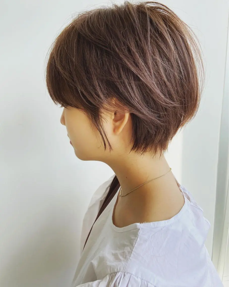 ショート カラー パーマ ヘアアレンジ メンズ キッズ ネイル マツエク・マツパ ショート/ボブ /パーマ🌿柏原良亮のヘアスタイル