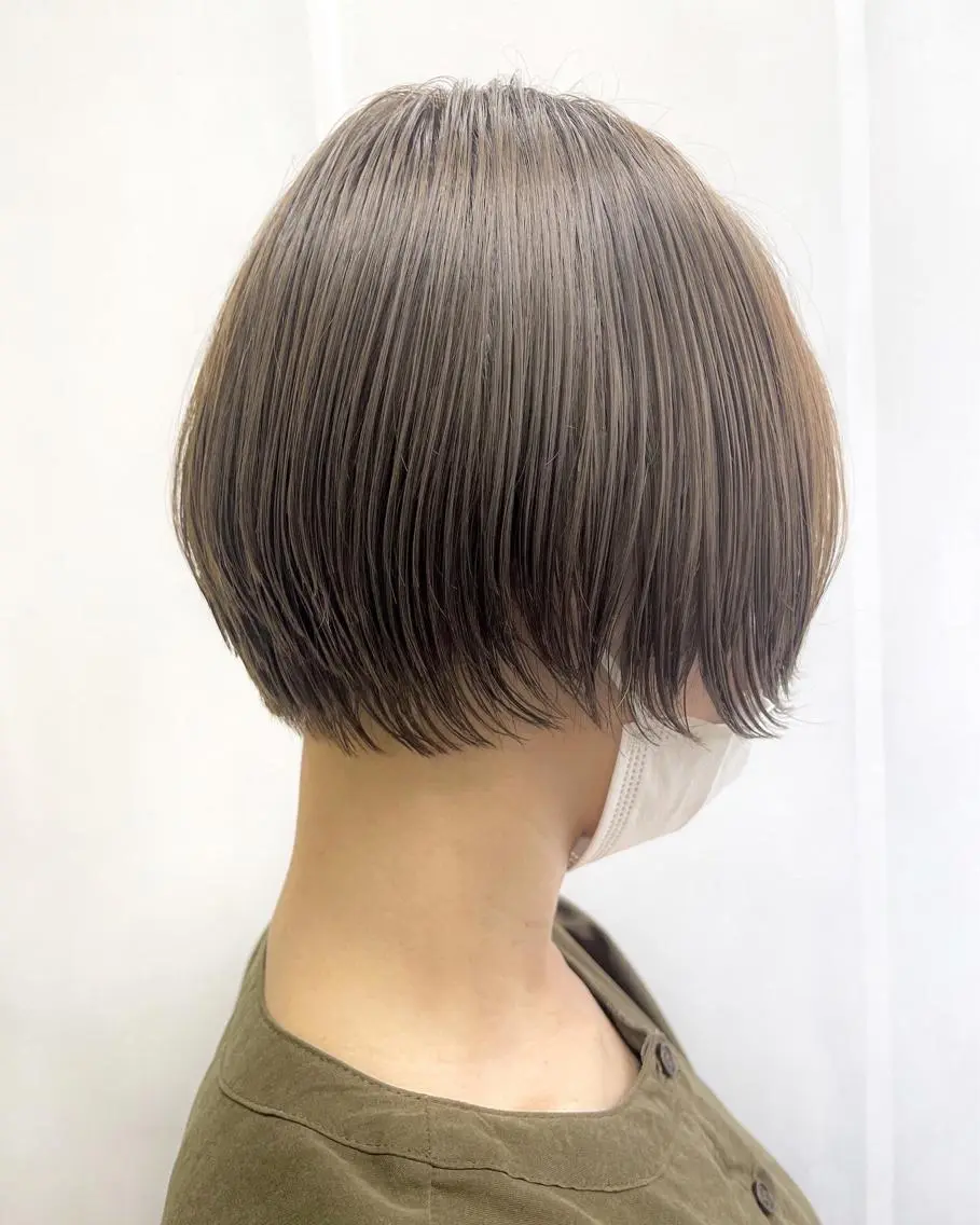ショート カラー ショートボブ アディクシーカラー 透明感カラー ボブ ショートヘア OAK溝の口 𖠋SHINYAのヘアスタイル