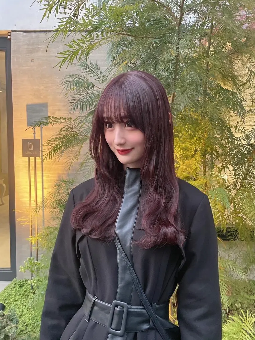 ロング カラー カット ヘアカラー トリートメント 顔周りカット 【オノザワリョウ】のヘアスタイル