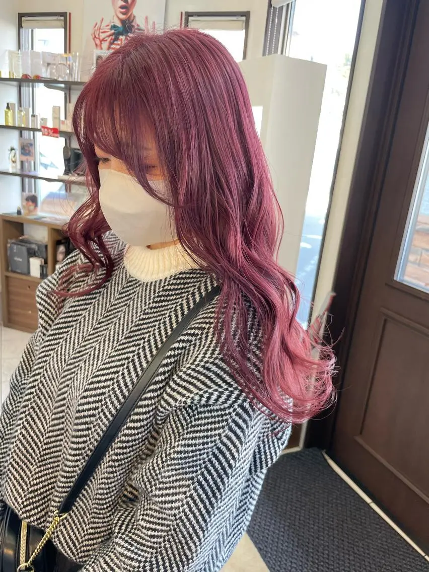 セミロング カラー カット ヘアカラー コレットヘアー 田中アヤノのヘアスタイル