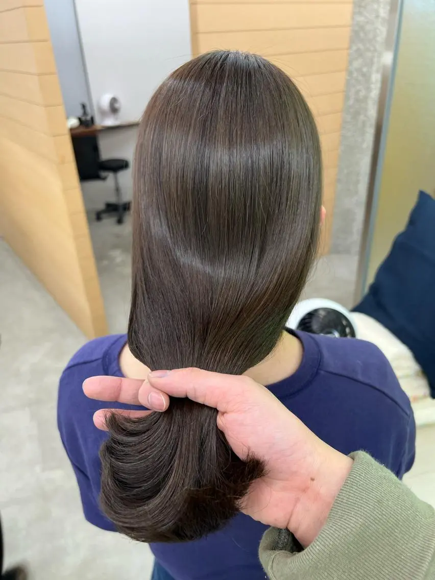 セミロング カラー 髪質改善 トリートメント カット ヘアカラー トリートメント 【ネウィ天王寺 】seiyaのヘアスタイル