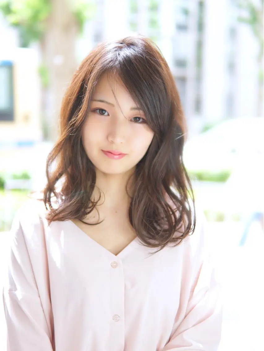 セミロング 永野 良一のヘアスタイル