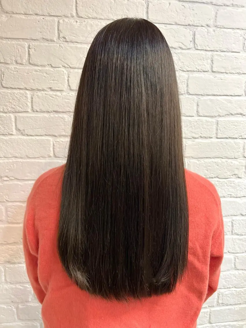 ロング カラー パーマ 髪質改善 ストレートパーマ 艶髪専門美容師🏄 kazuレスlessのヘアスタイル