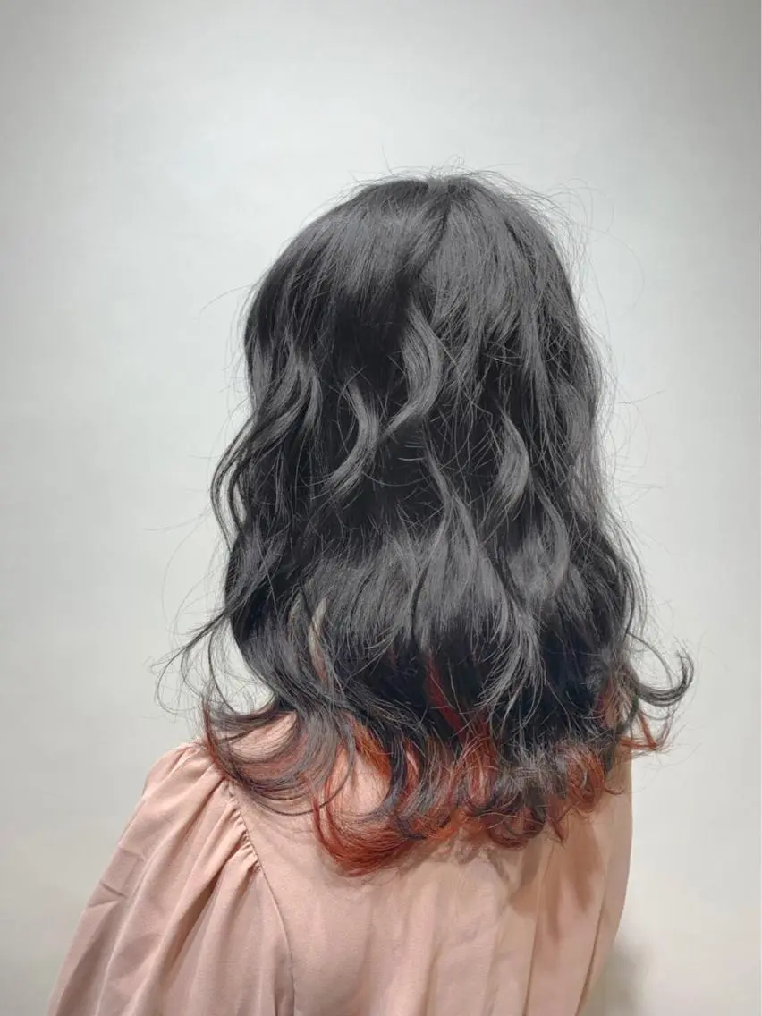 ミディアム カラー 中野 竜介のヘアスタイル