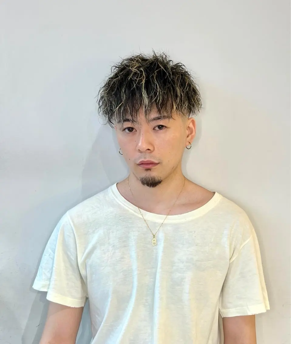 カラー パーマ メンズ カット ヘアカラー トリートメント メンズ専門 井藤 雅也のヘアスタイル