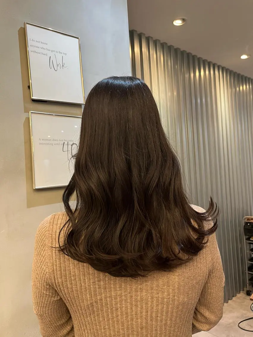 ロング カラー 渋谷で叶う美髪❤ ◎NATSUKI🤍のヘアスタイル