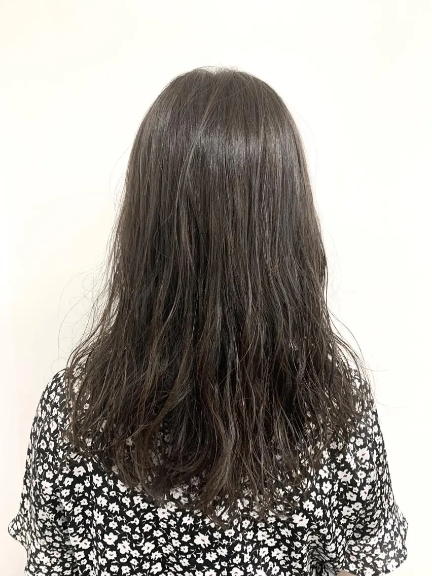 セミロング カラー ブリーチなし透明感 🍀梅田・増田のヘアスタイル