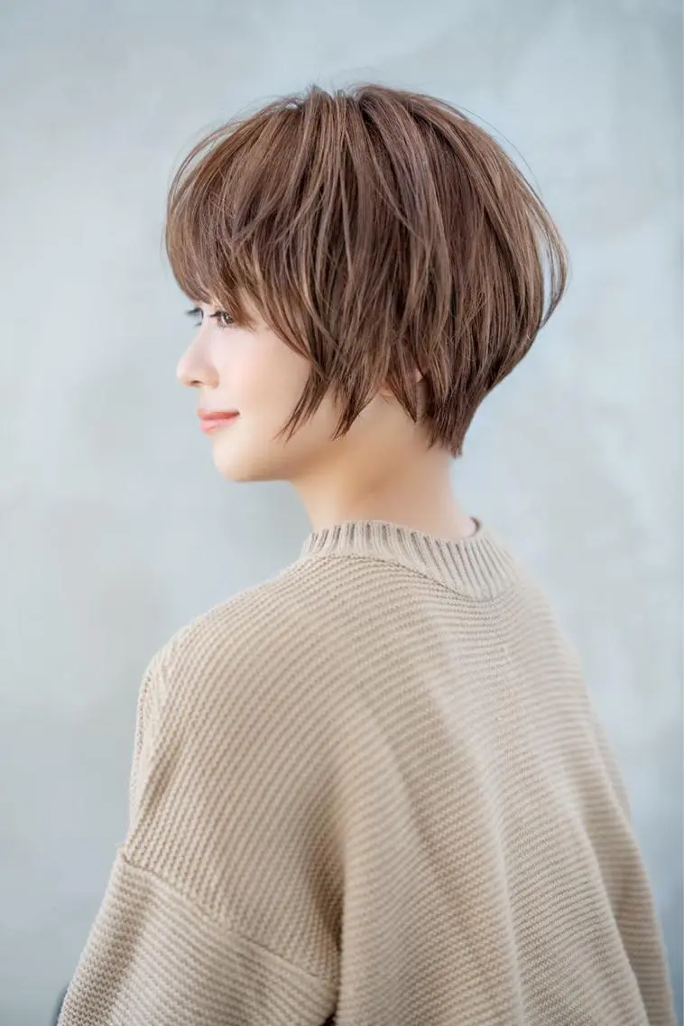 ショート カラー カット ヘアカラー トリートメント 🉐レイヤー/塩見 弘樹🉐渋谷のヘアスタイル