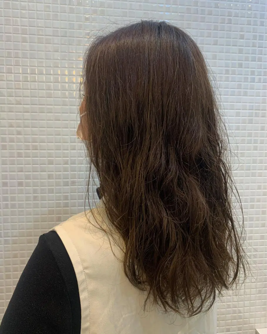 パーマ カット パーマ 小沼采唯👧🏼 海好きオヌちゃんのヘアスタイル