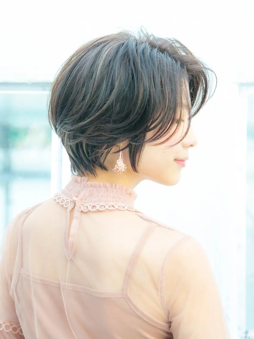 ショート カット ヘアカラー トリートメント ヘアセット 髪質改善レイヤー/ ボブたんの翔太のヘアスタイル