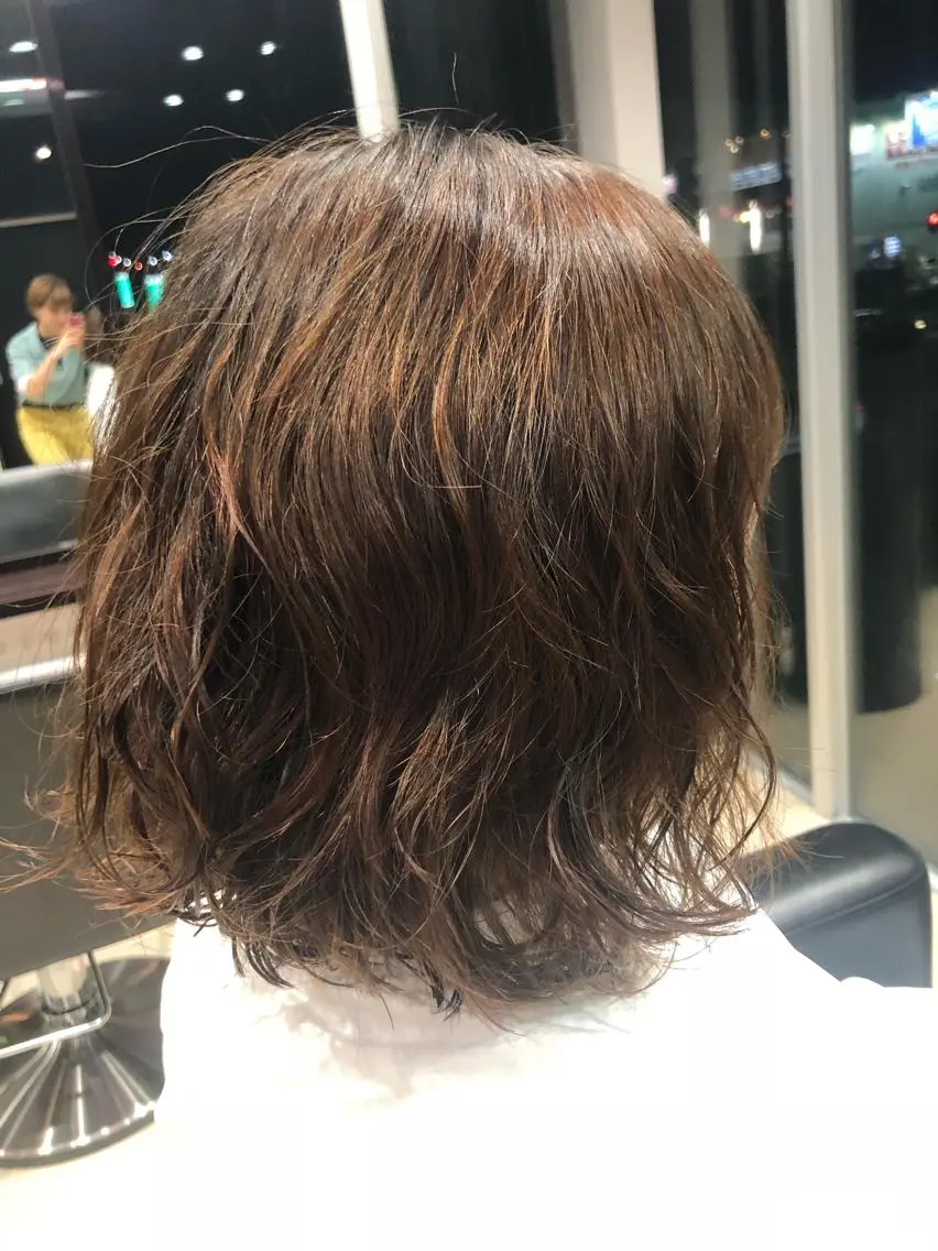 ミディアム パーマ ミディアムパーマ LOOP REMIのヘアスタイル