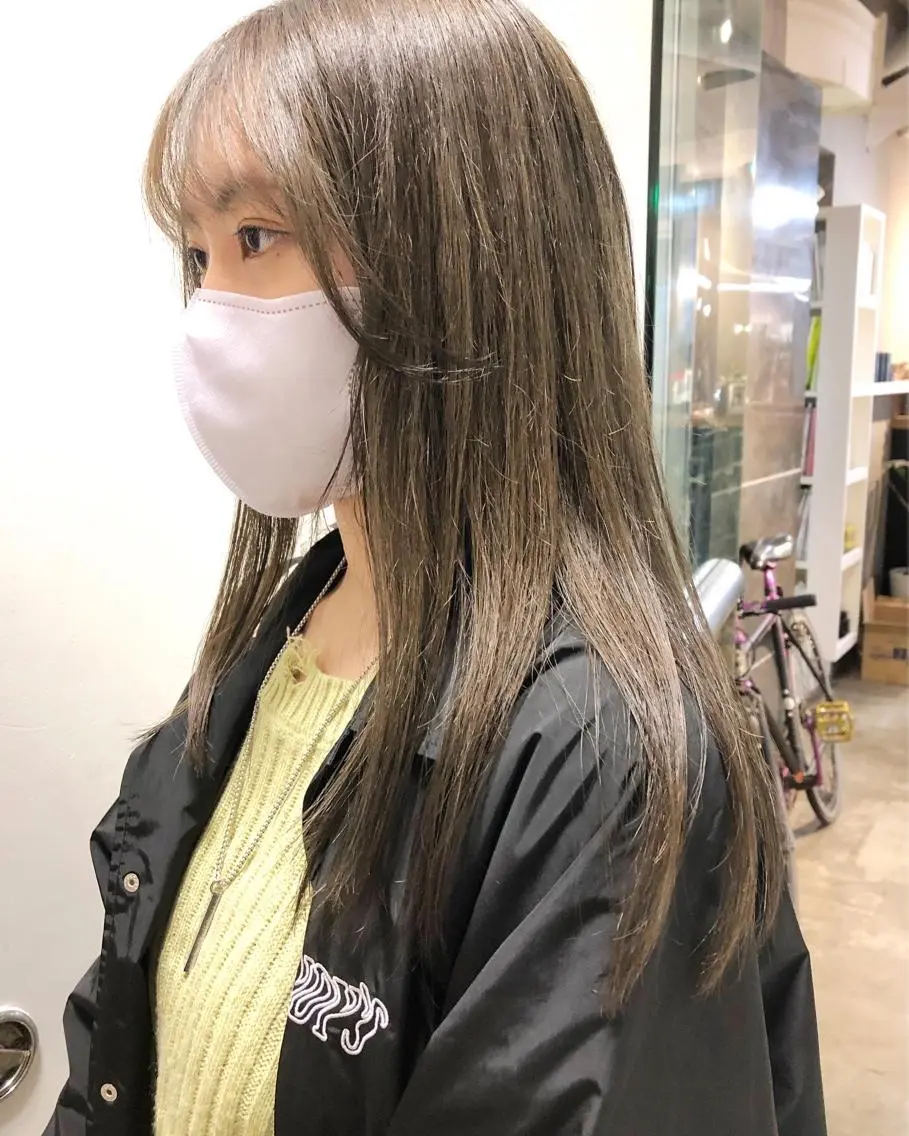 ロング カラー ヘアアレンジ ヘアカラー トリートメント メンズ特化✂️栗原 侑也のヘアスタイル