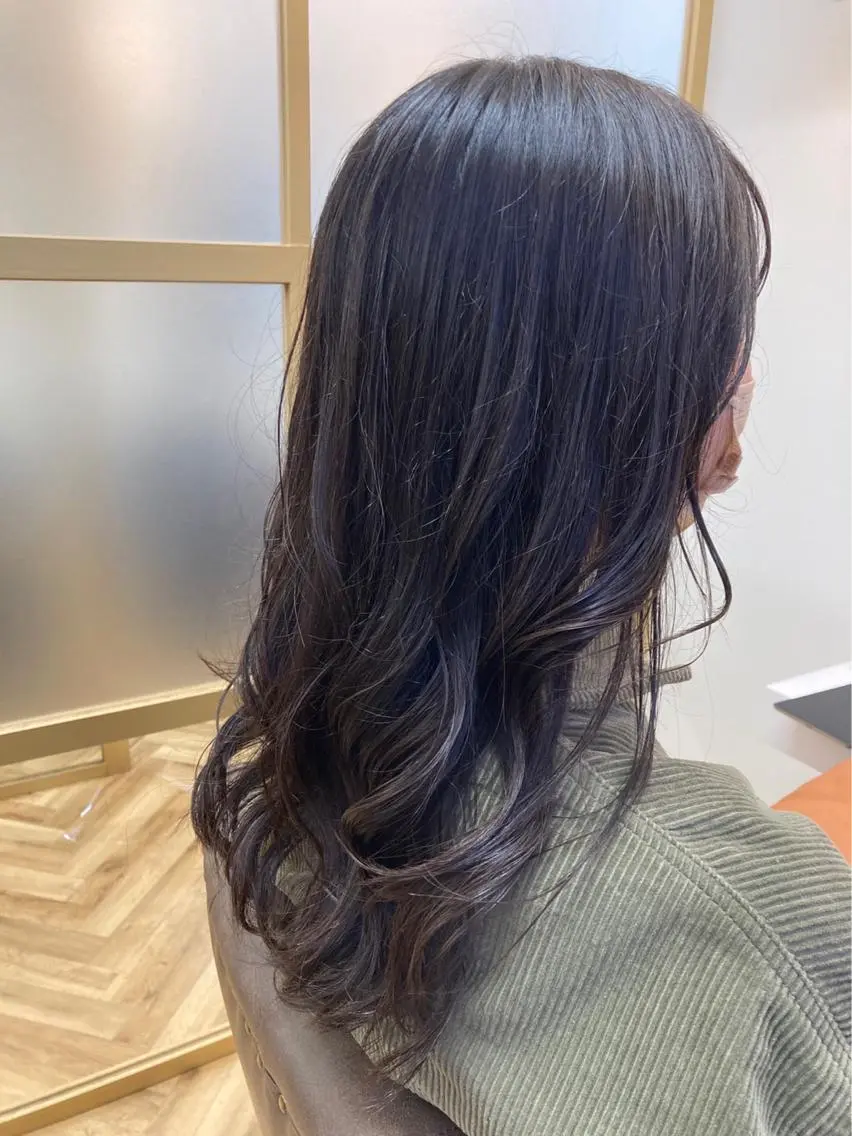 ロング カラー パーマ ロング [メンズカット］日高 伸太朗tocca船橋のヘアスタイル