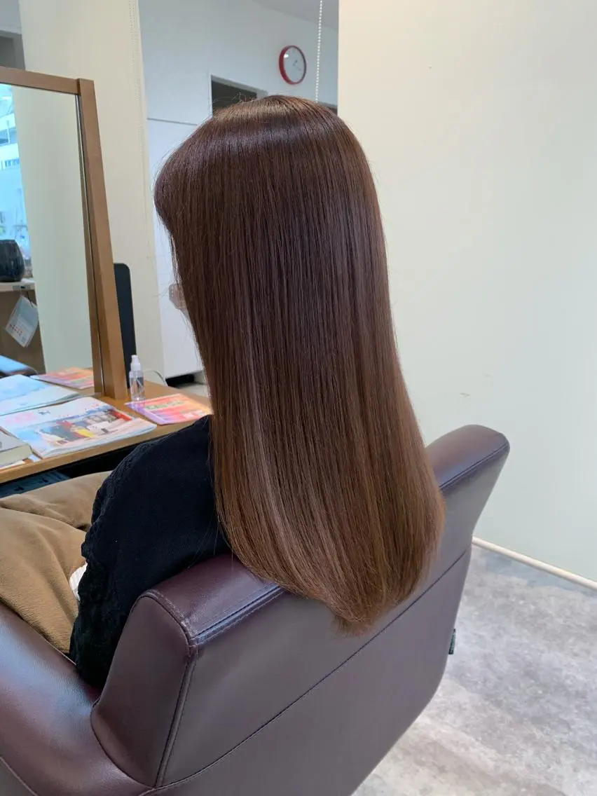 ロング カラー HAREru. モデル募集【戸塚】のヘアスタイル