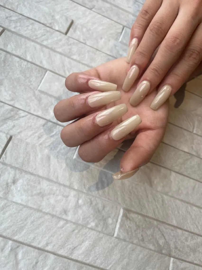 ロング ネイル ハンドネイル nail salon neigeのネイルデザイン