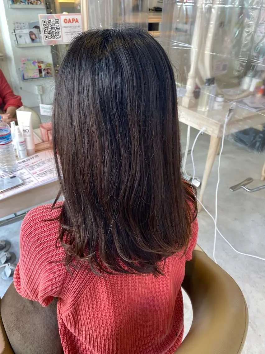 ロング 似合わせパーマ 渡辺尚暉のヘアスタイル