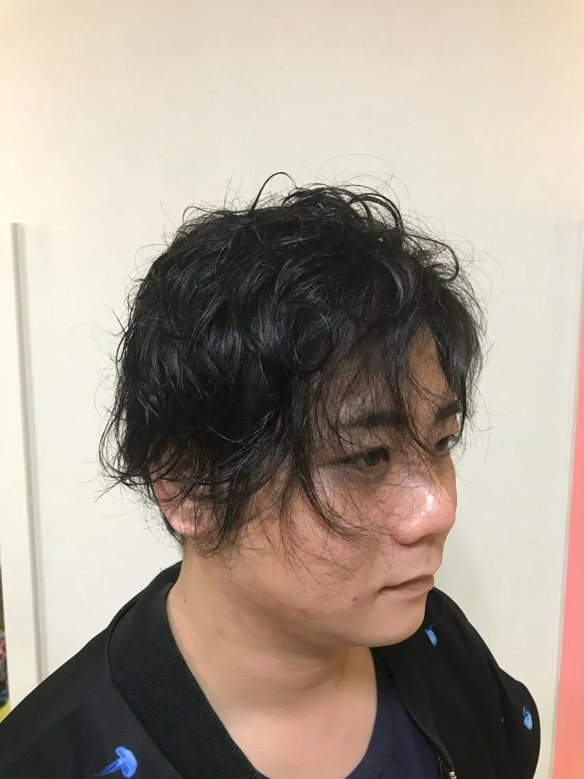 ミディアム メンズ 横田  尚登のヘアスタイル