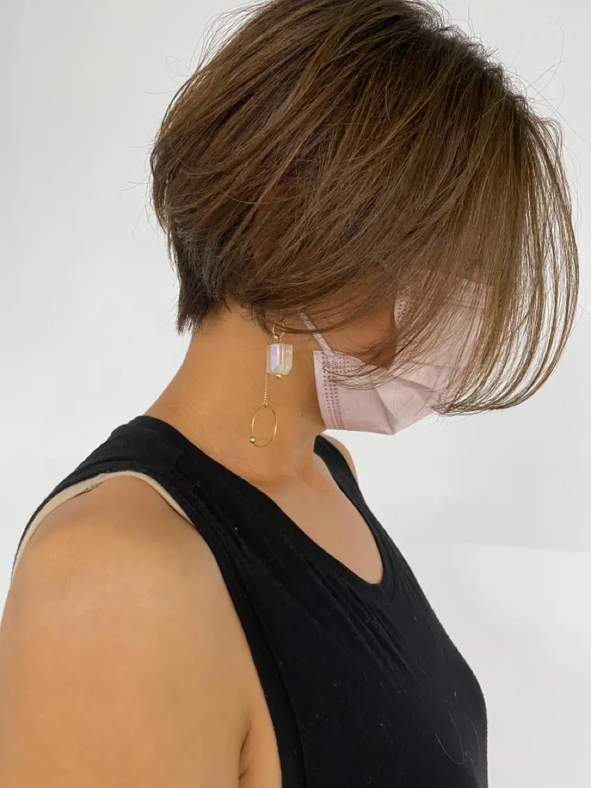ショート カラー KOOKI スティードトーキョーのヘアスタイル